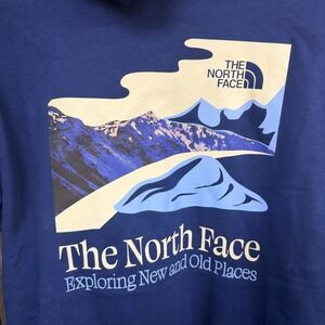 The North Face Evolution New Old Hoodie Estate Blue Size Large Men's